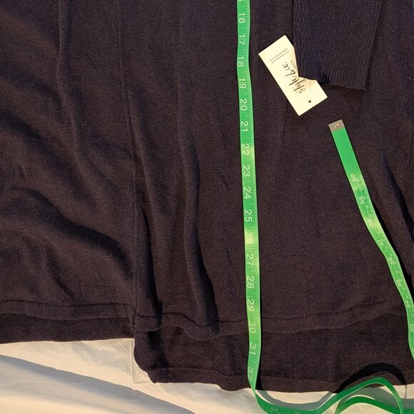 NWT Style & Co Tunic Sweater Size 2X in Dark Grape - Picture 7 of 11